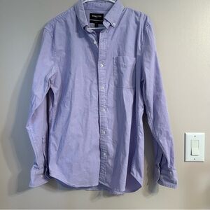Bonobos Men's Medium Slim Fit Purple Button-Down Shirt